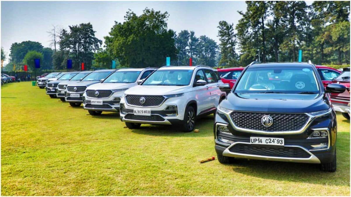 mg hector  units on dhanteras