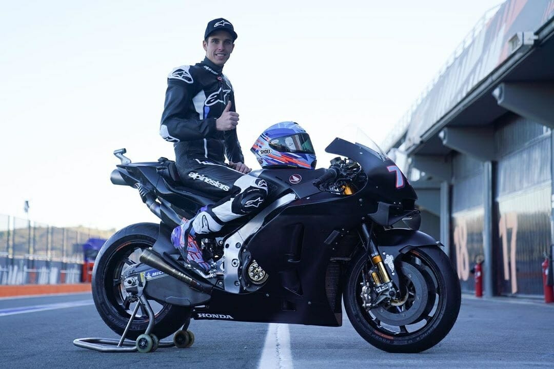 Alex Marquez Aboard the  Honda RCV