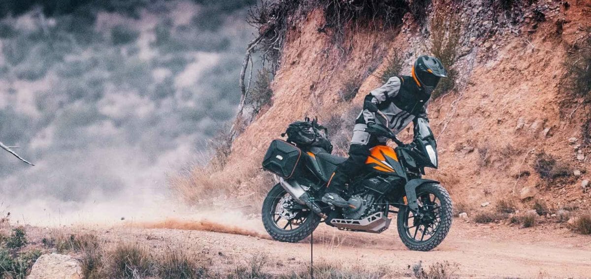 KTM Adventure 390 action