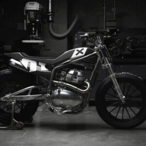 Royal Enfield Flat Track in profile
