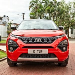 Tata Harrier Red front