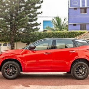 Tata Harrier Red side profile