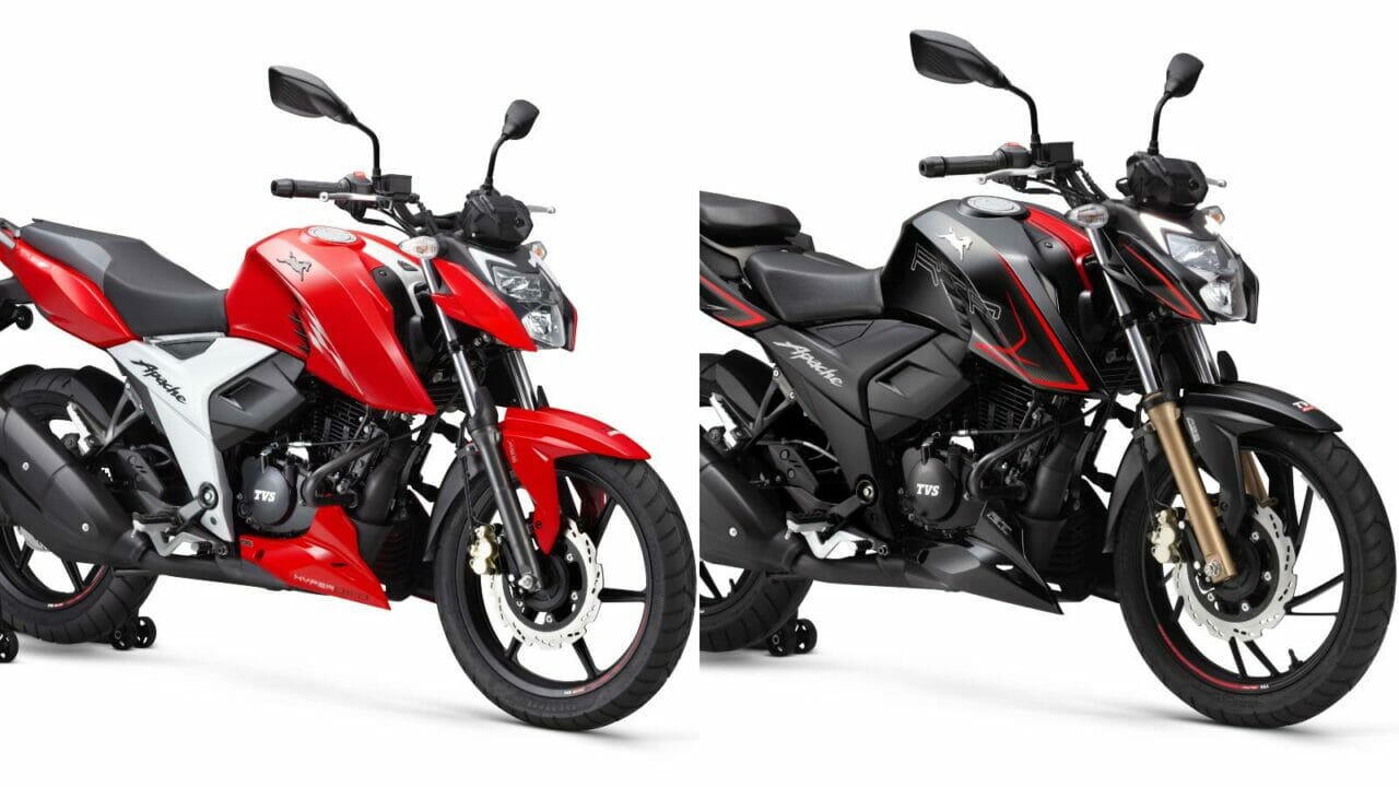 Tvs Launches The New 2020 Apache Rtr 160 And Apache Rtr 200 With