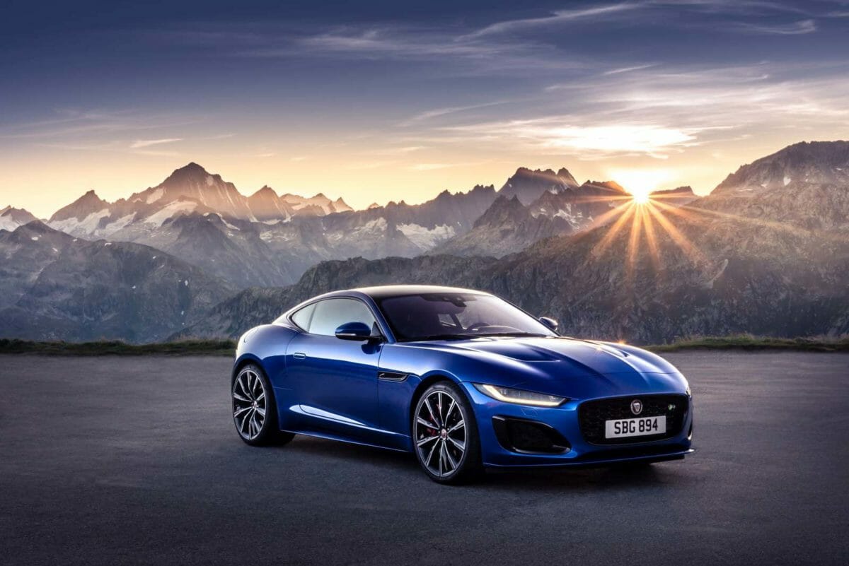 Jag F TYPE R MY Velocity Blue Reveal Switzerland