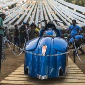 Royal Enfield  Bagger By TNT Custom Rear