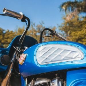 Royal Enfield  Bagger By TNT Customs tank