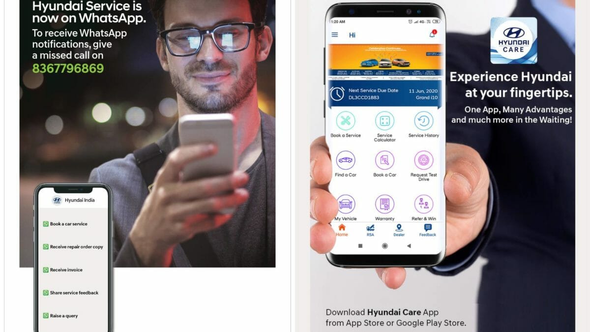 hyundai whatsapp service
