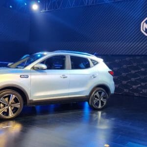 mg zs ev india unveil