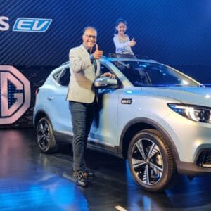 mg zs ev india unveil