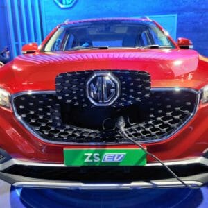 mg zs ev india unveil