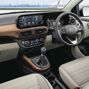 Hyundai Aura cabin