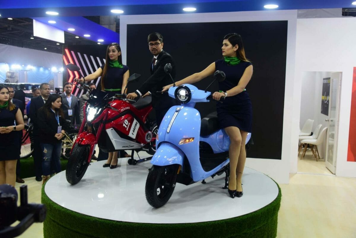 EeVe India e bike Tesero and Forseti Auto Expo