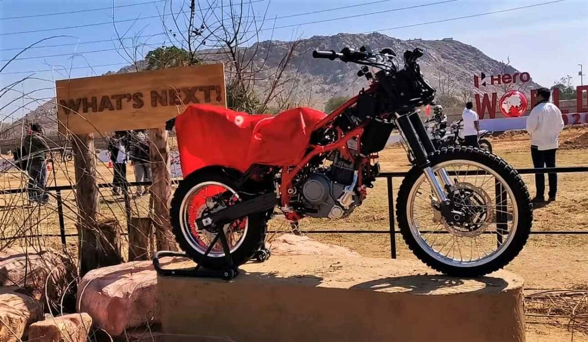 Hero Motocorp Mid capacity Adventure Motorcycle Prototype