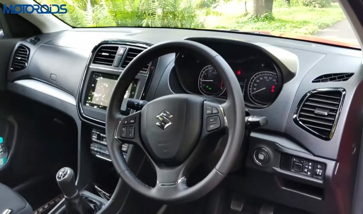 Maruti Suzuki Vitara Brezza Petrol Review Interior