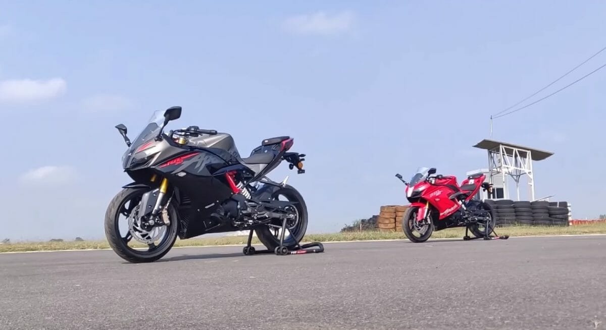 TVS Apache RR310 BS6 Red and Black