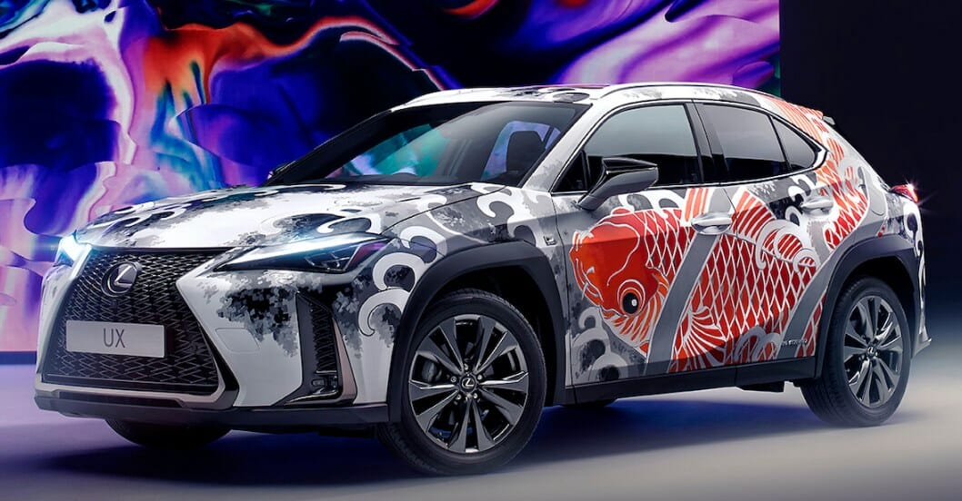 Lexus tattooed car Lexus tattooed car