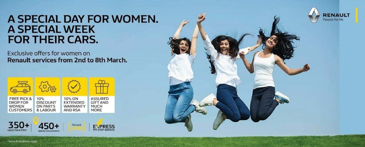 Renault India celebrates Internationalwomens day