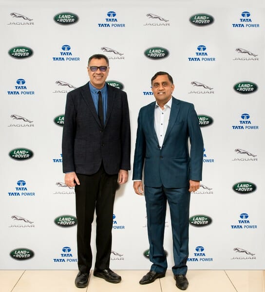 Rohit Suri President and MD JLR India and Ramesh Subramanyam CFO President New Business Tata Power Company Limited