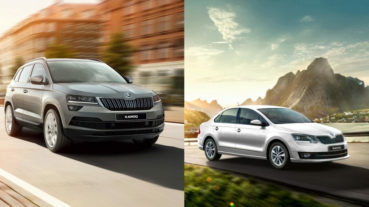 Skoda Karoq and Rapid