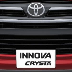 Toyota Innova Crysta Leadership Edition grille ornament