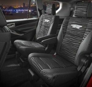 Toyota Innova Crysta Leadership Edition upholstery