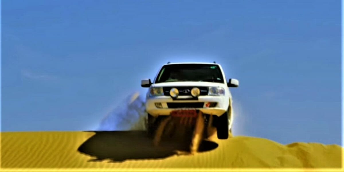 Tata Safari Dune Bashing  scaled