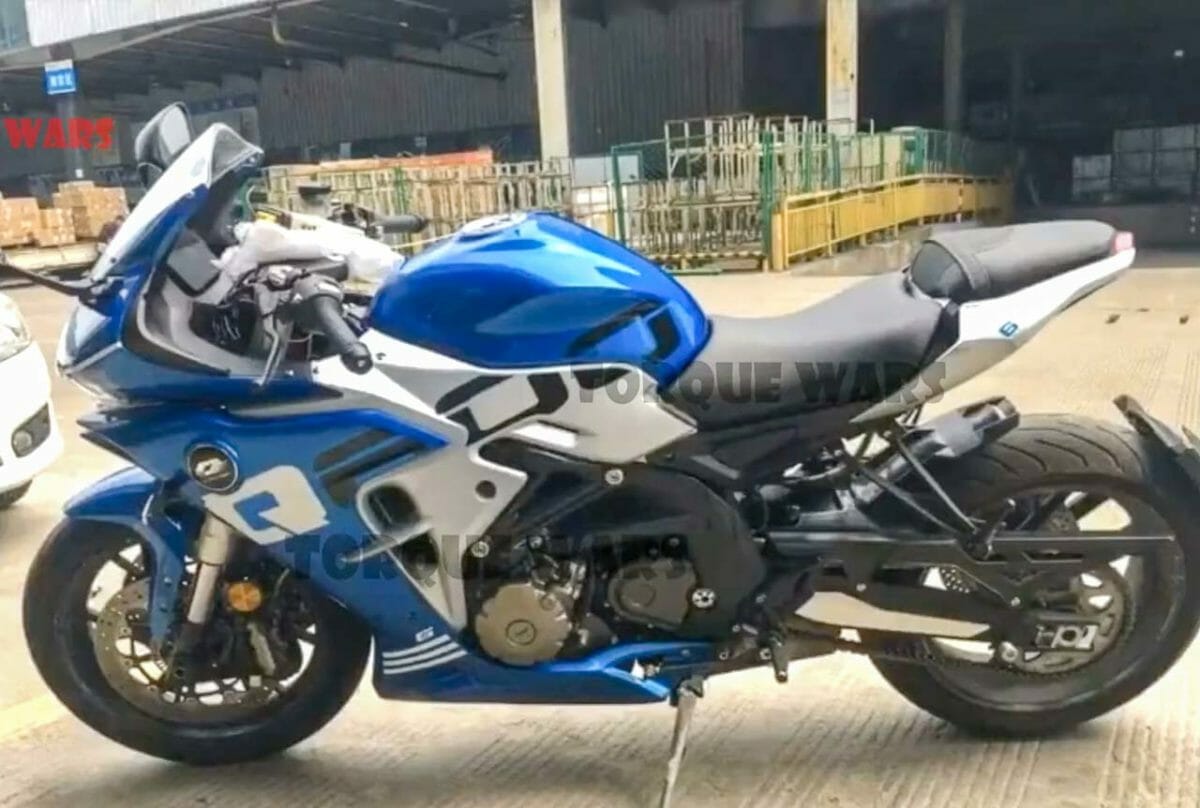 2020 benelli 600rr fully faired spied 2