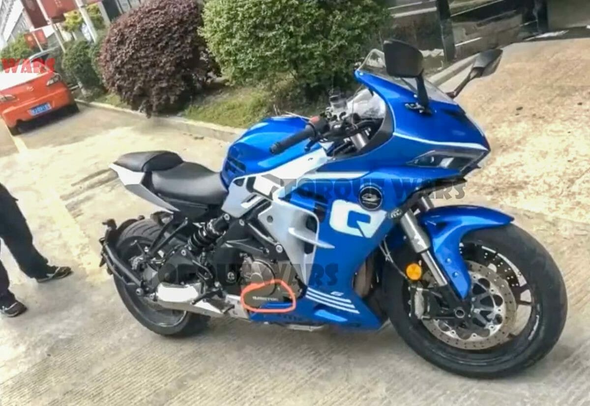 2020 benelli 600rr fully faired spied 3