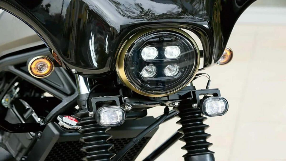 Honda Rebel Cruiser Mod headlamp