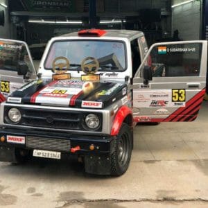 Rally spec Maruti Gypsy