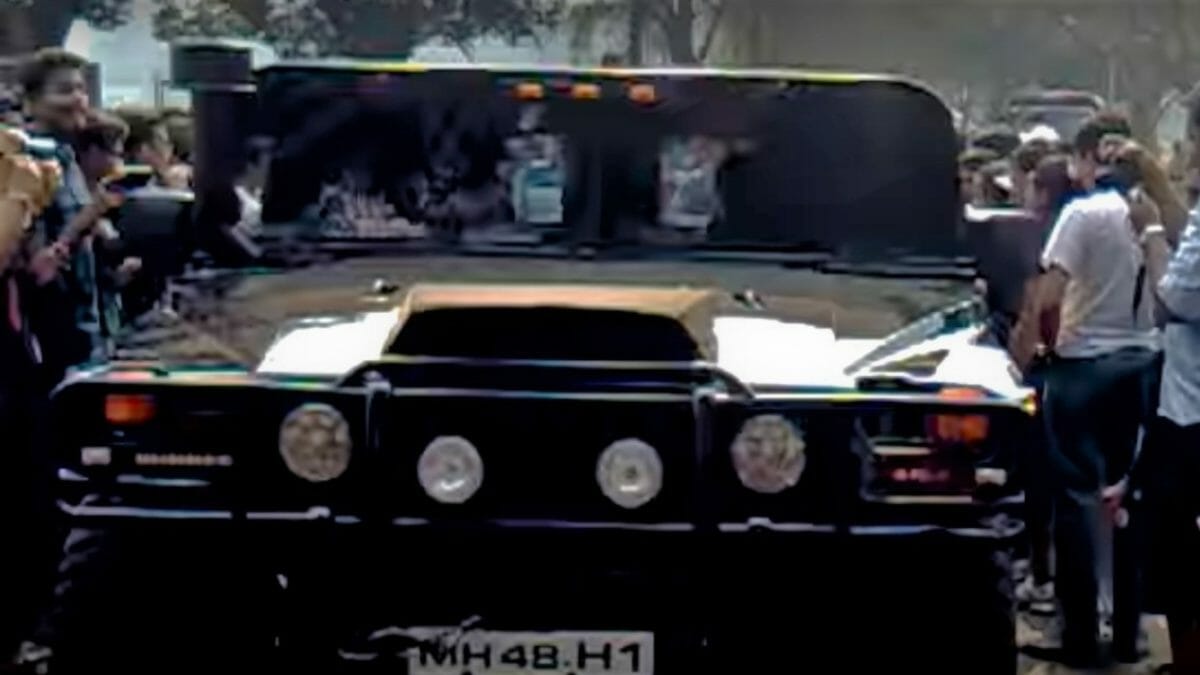 Right hand drive Hummer H in India