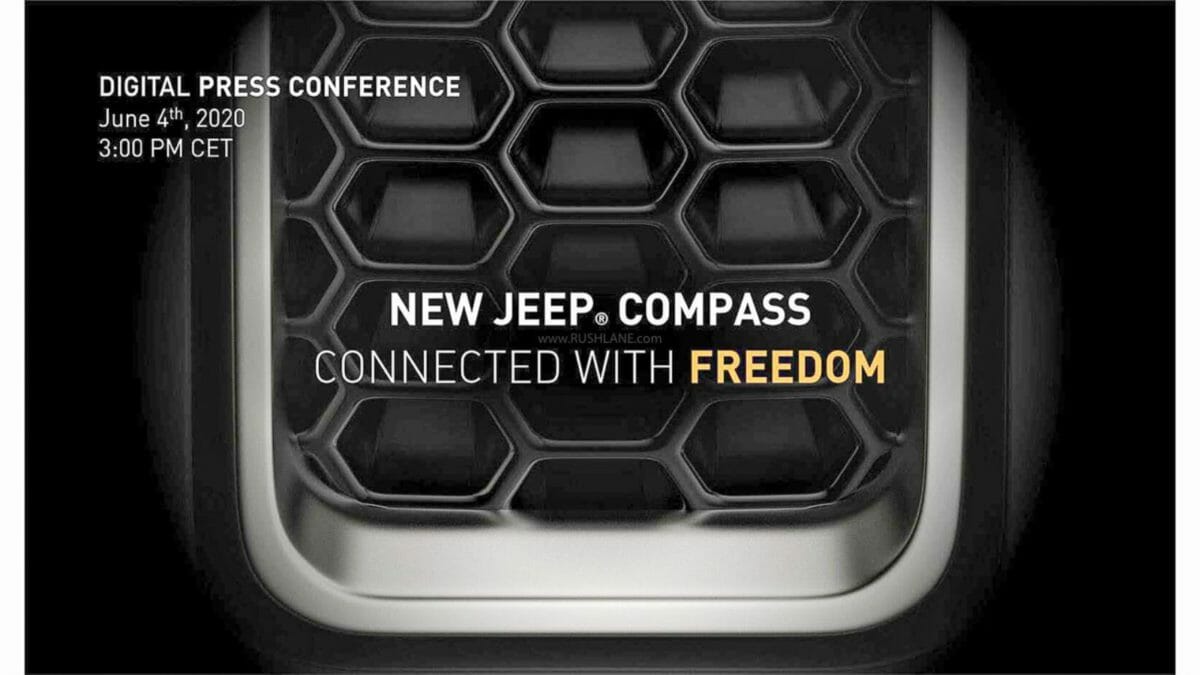 jeep compass facelift teaser