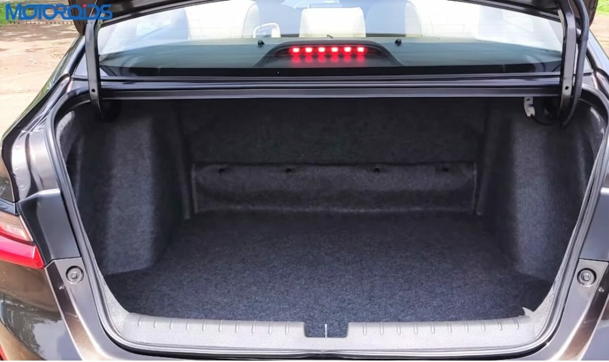 2020 Honda City boot space