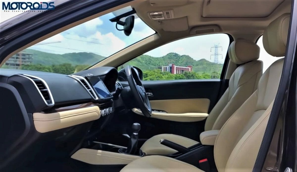 2020 Honda City front seats