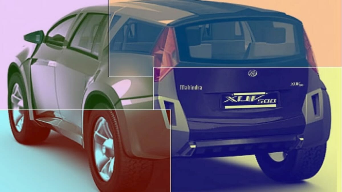 2021 Mahindra XUV500 render rear