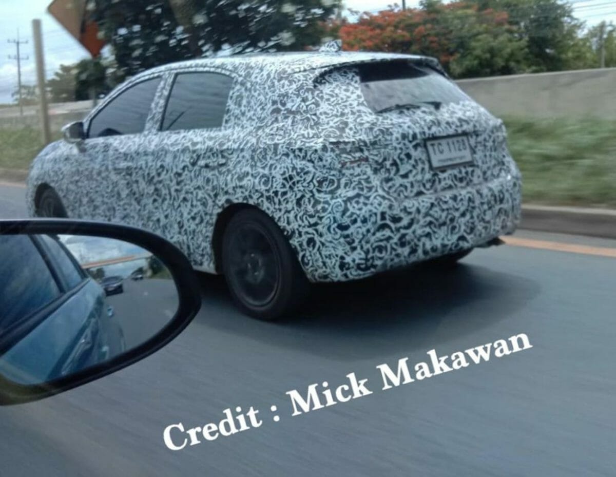 Honda City Hatchback Spied