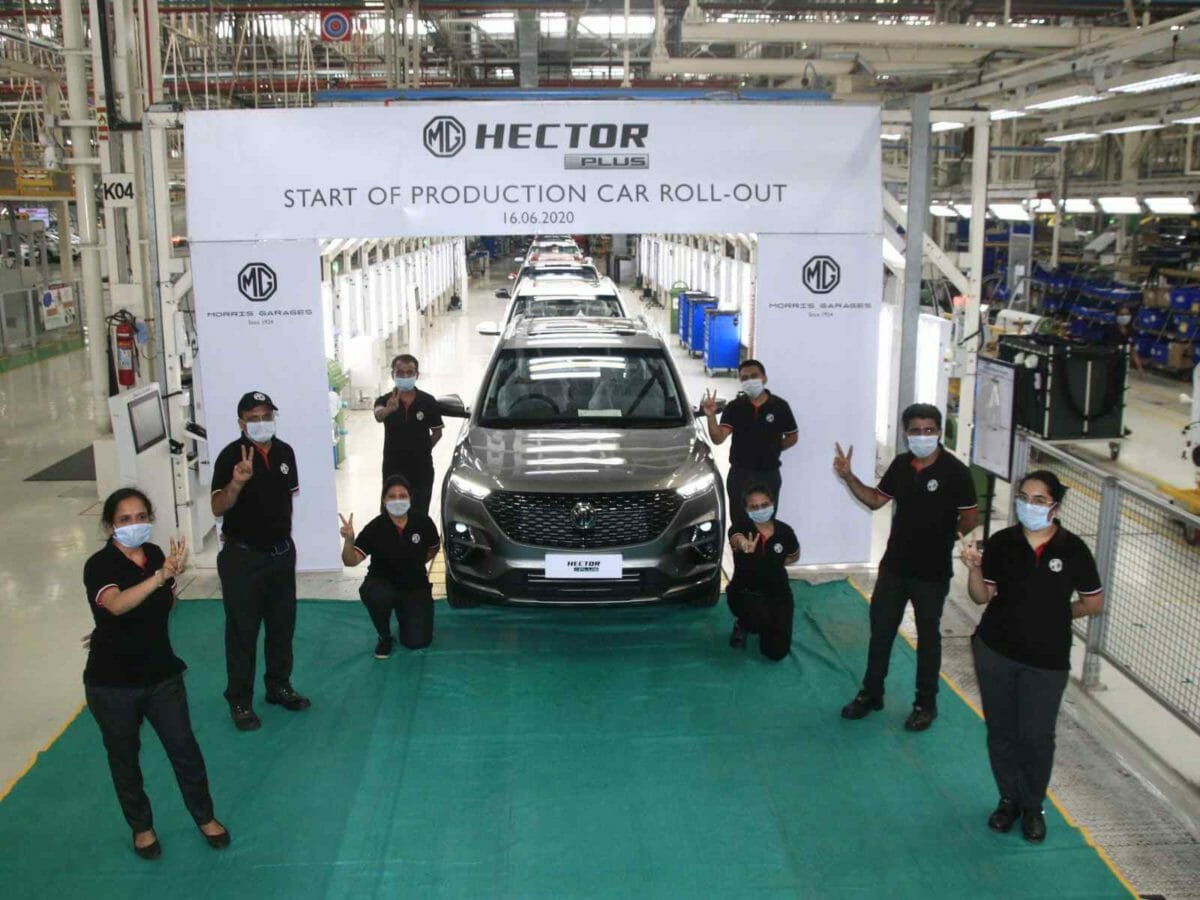 MG Motor India commences production of HECTOR PLUS at its Halol unit