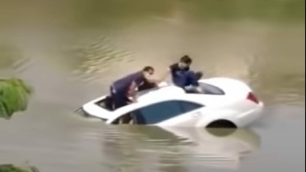 Mercedes S Class sunk