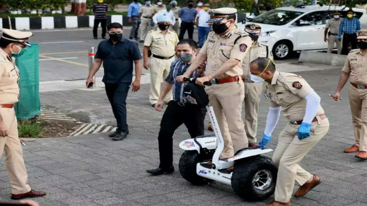 Mumbai police segway