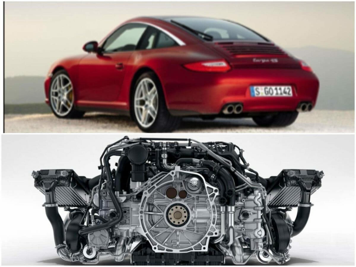Porsche  flat engine