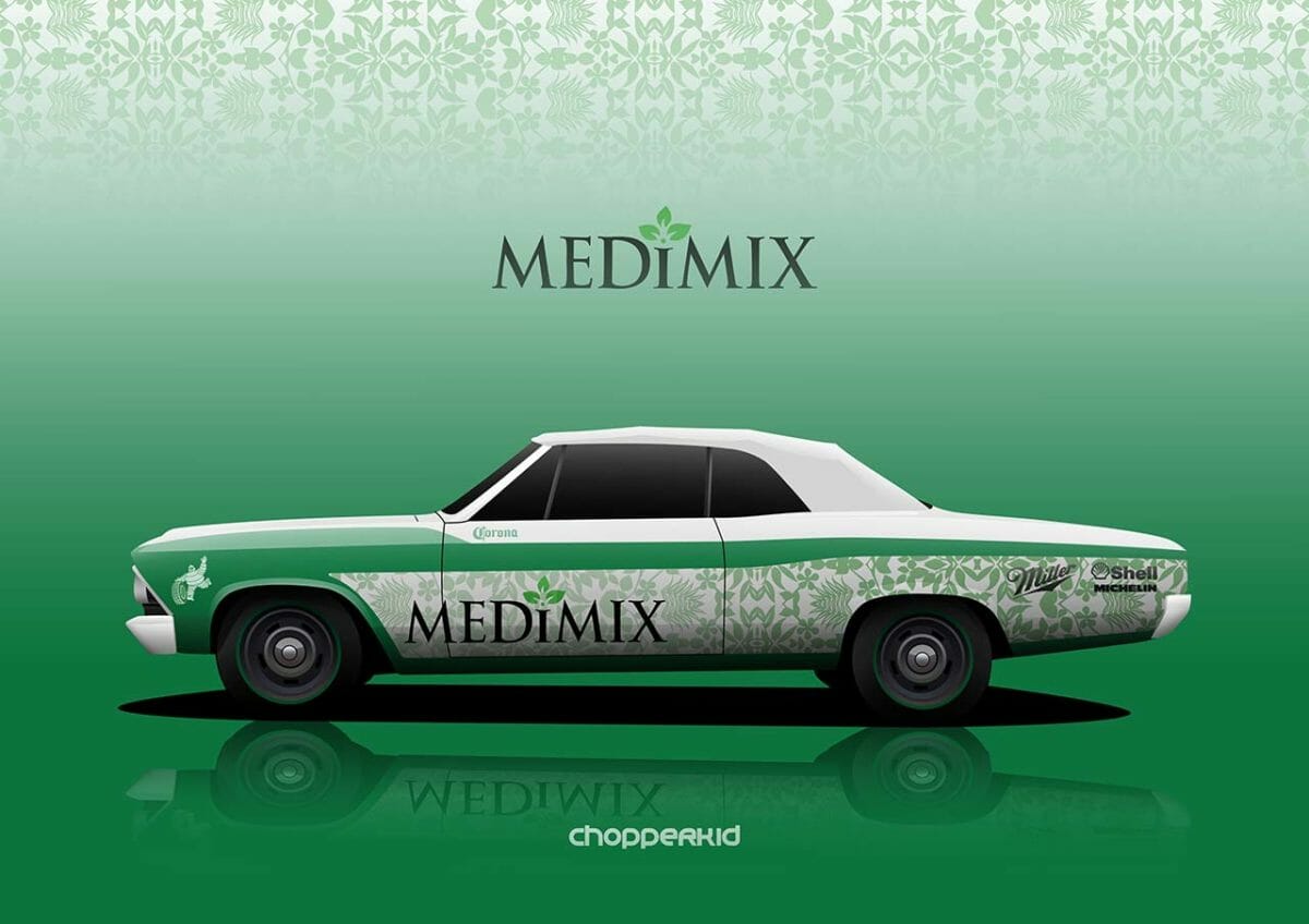 nostalgic indian brands car liveries medimix chevelle