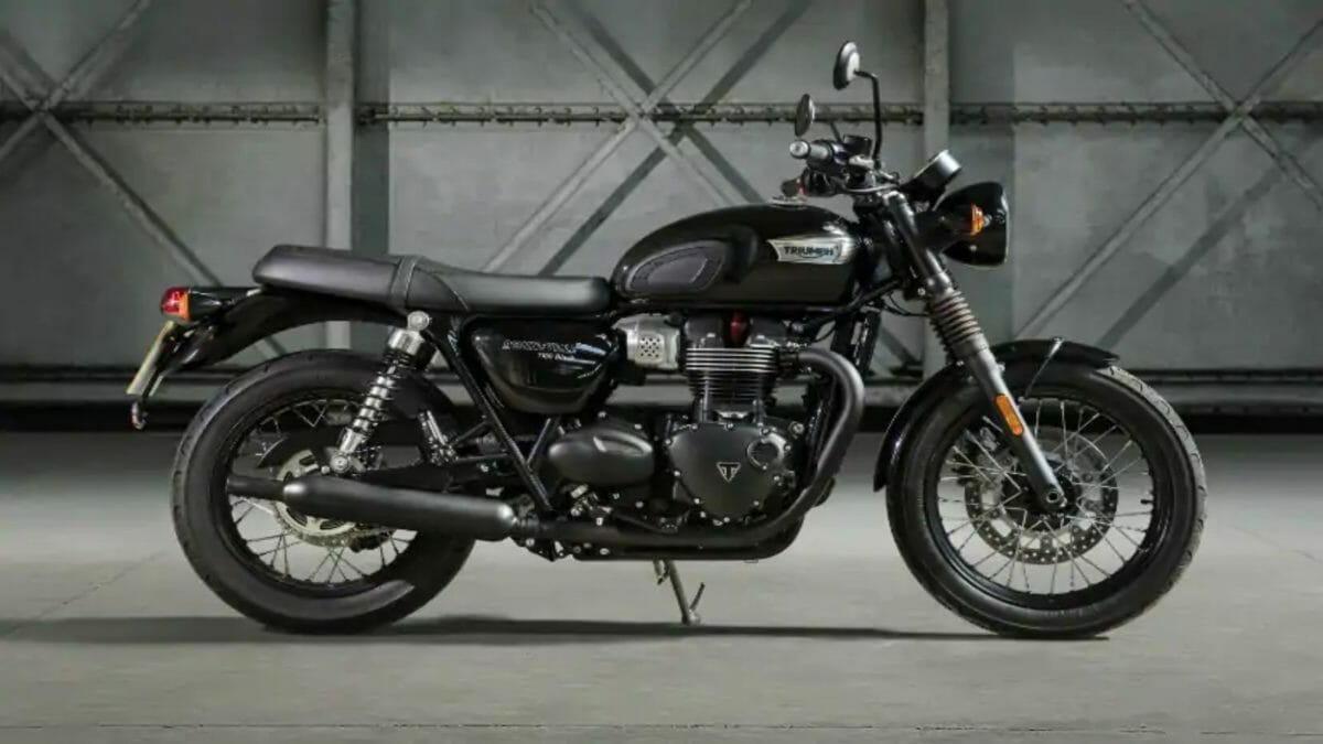 triumph bonneville t100 black