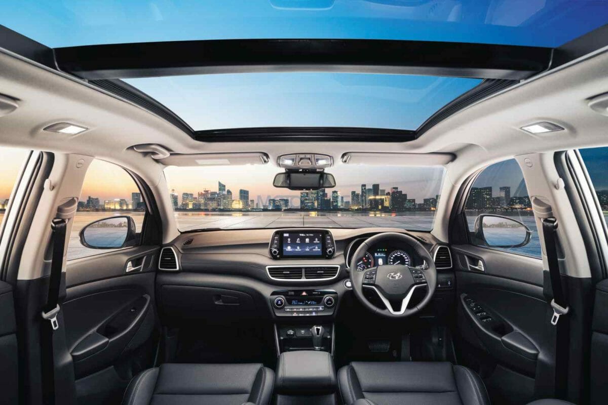 2020 Hyundai Tucson Premium Black Interiors