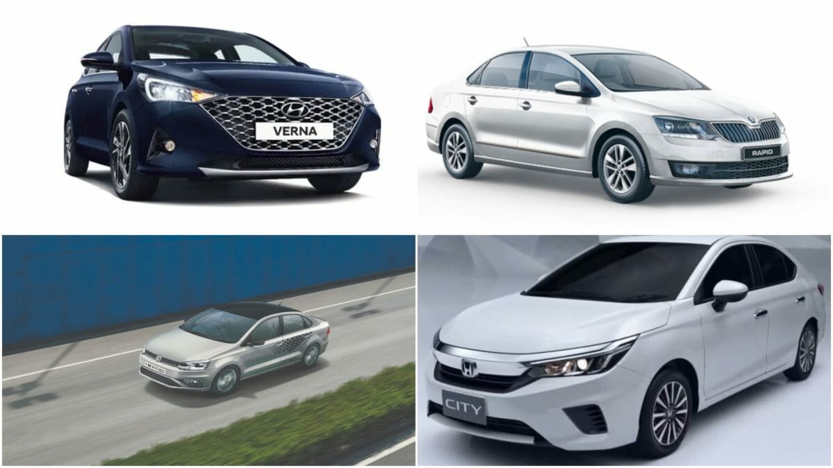 Comparo  City Vs Verna Vs Vento Vs Rapid Vs Ciaz