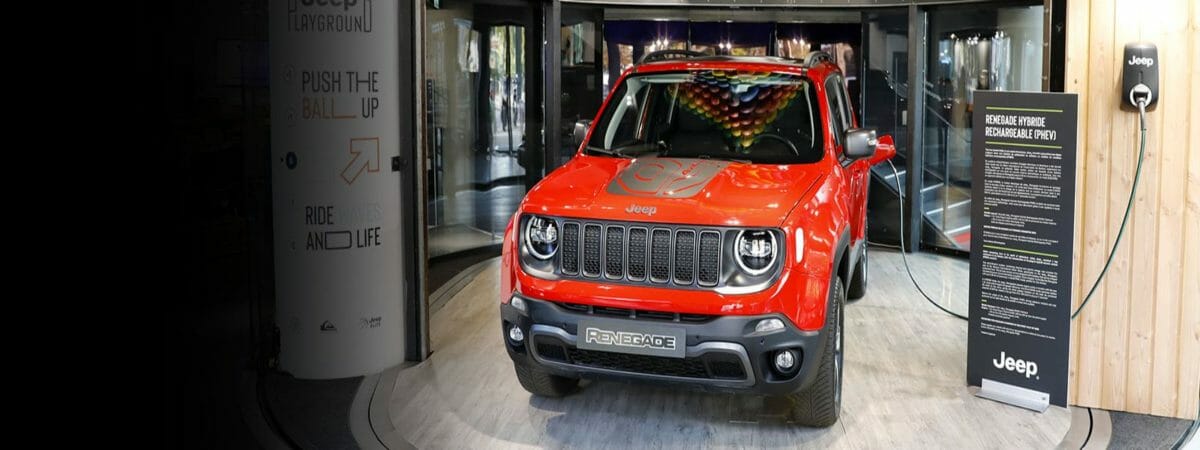 Jeep Renegade PHEV red SUV