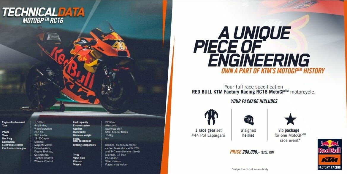 KTM RC16 for sale