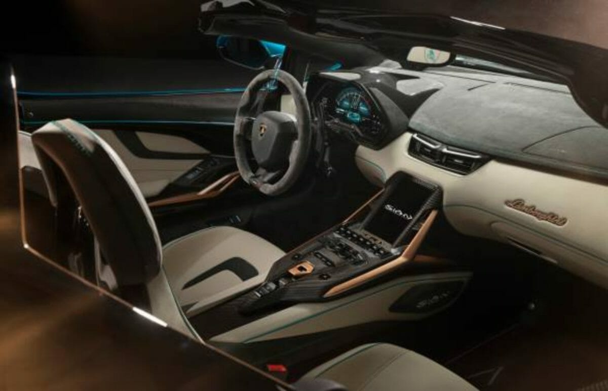 Lamborghini Sian Roadster cabin