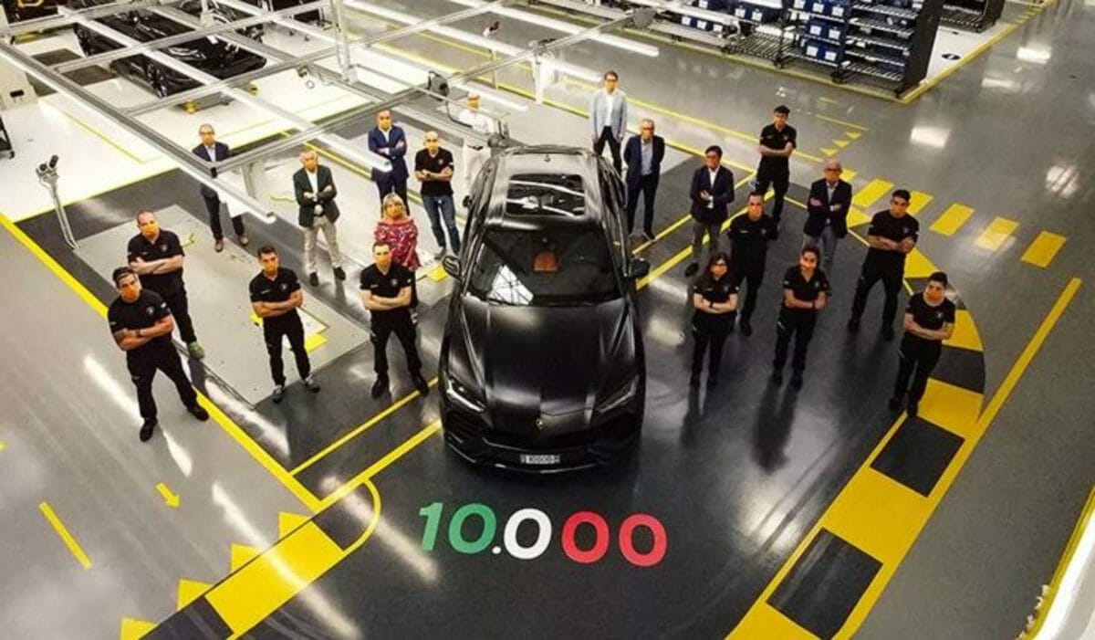 Lamborghini urus 1000th unit