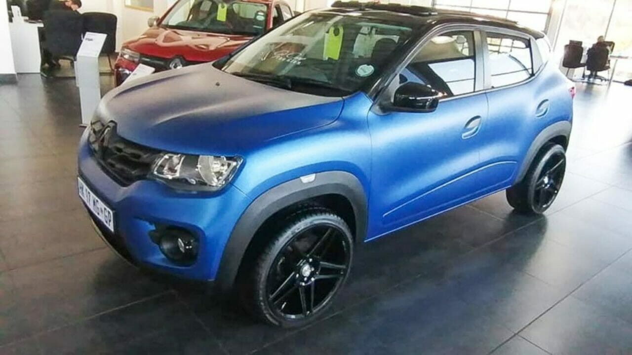 Modified Renault Kwid With Large Sunroof And Chunky Wheels Looks Great | Motoroids