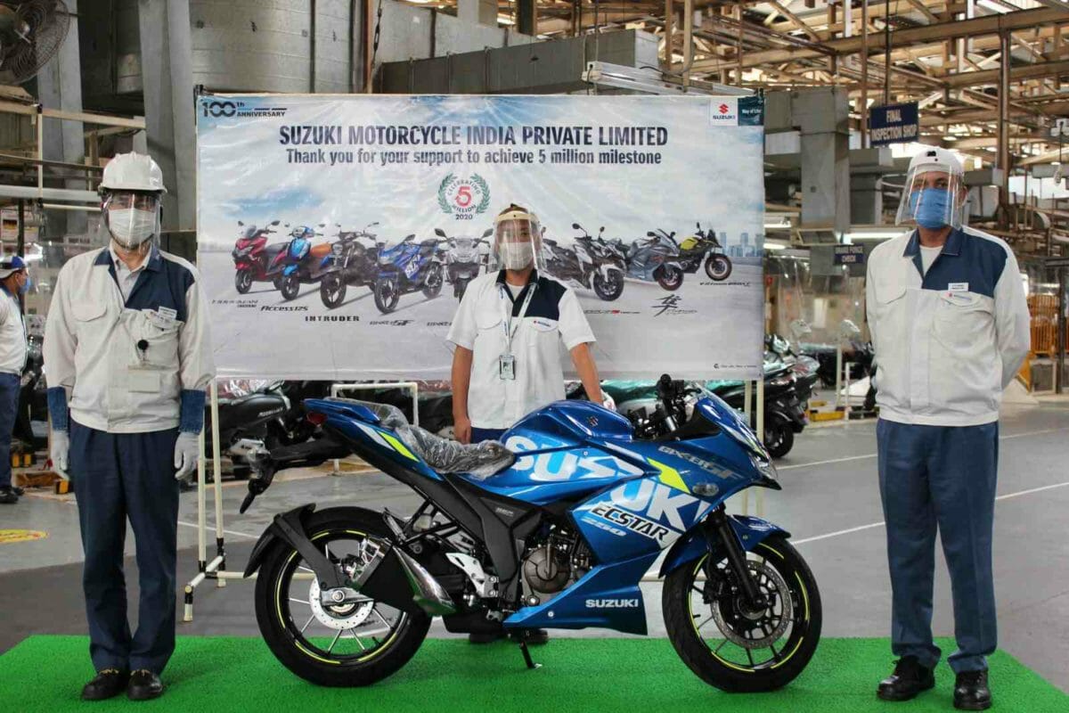 Suzuki Gixxer  millionth bike